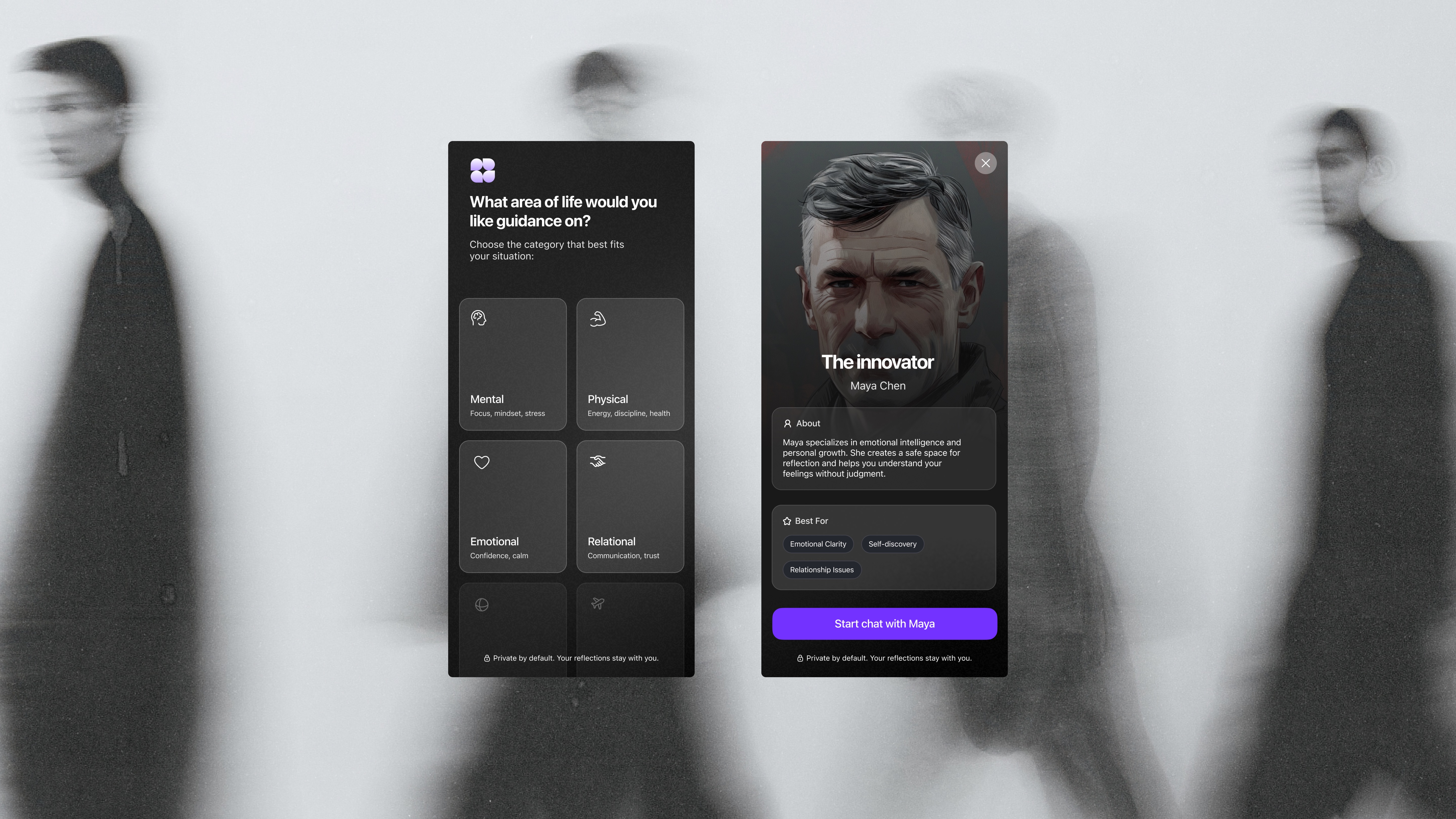 Inner Gap — AI mentors app